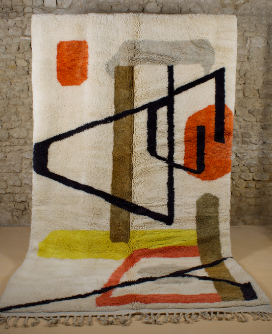 Tapis Beni M'rirt Graphique