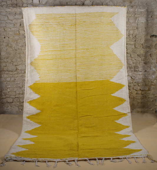 Tapis Kilim Zanafi Jaune