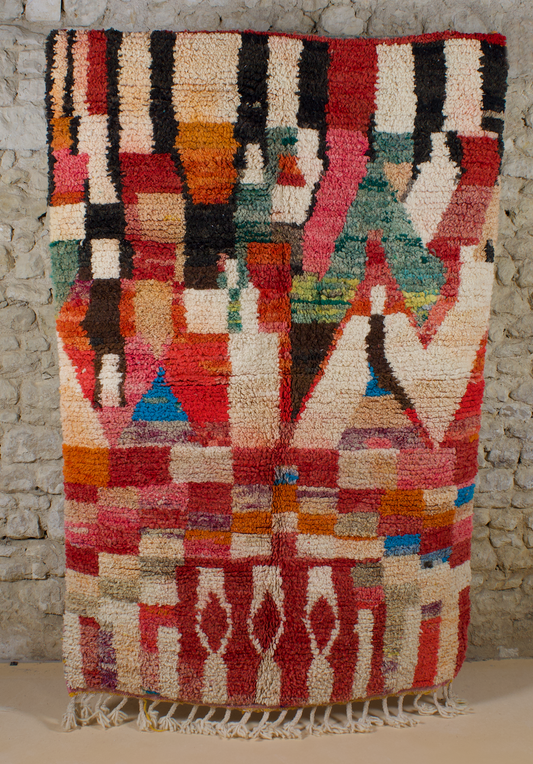 Tapis Boujaad Coloré