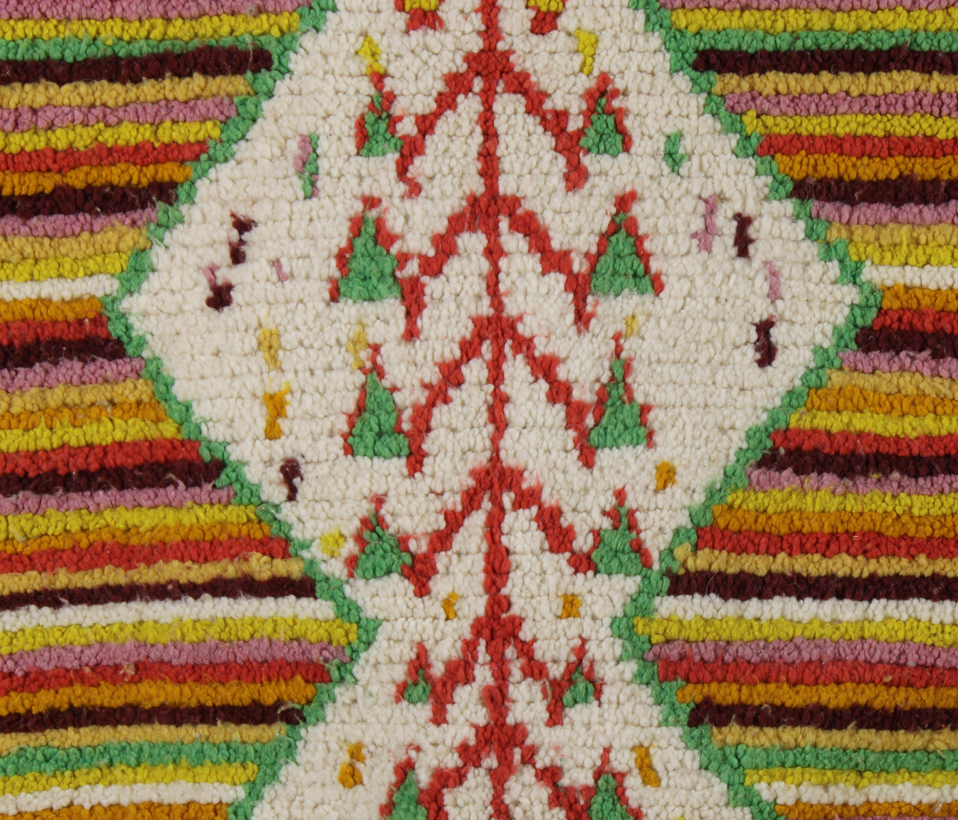 Petit Tapis Beni Ouarain Coloré