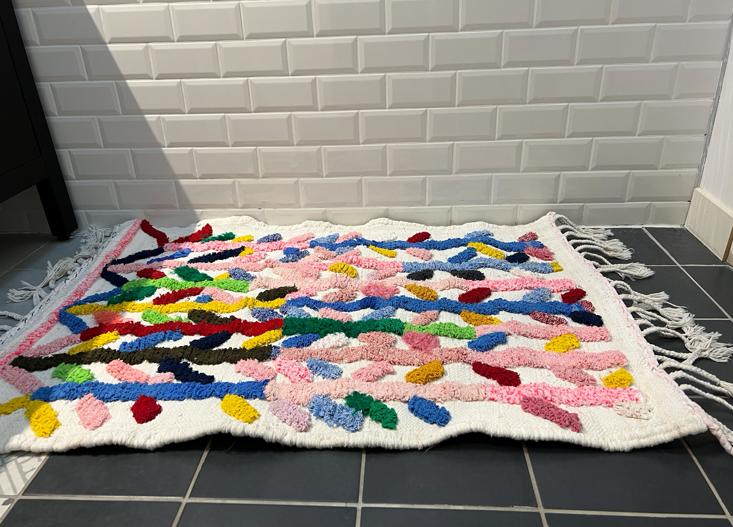 Petit Tapis Boucherouite Coloré