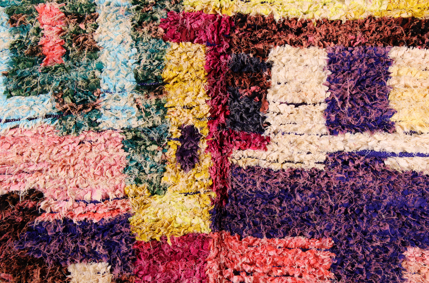 Petit Tapis Boucherouite Coloré