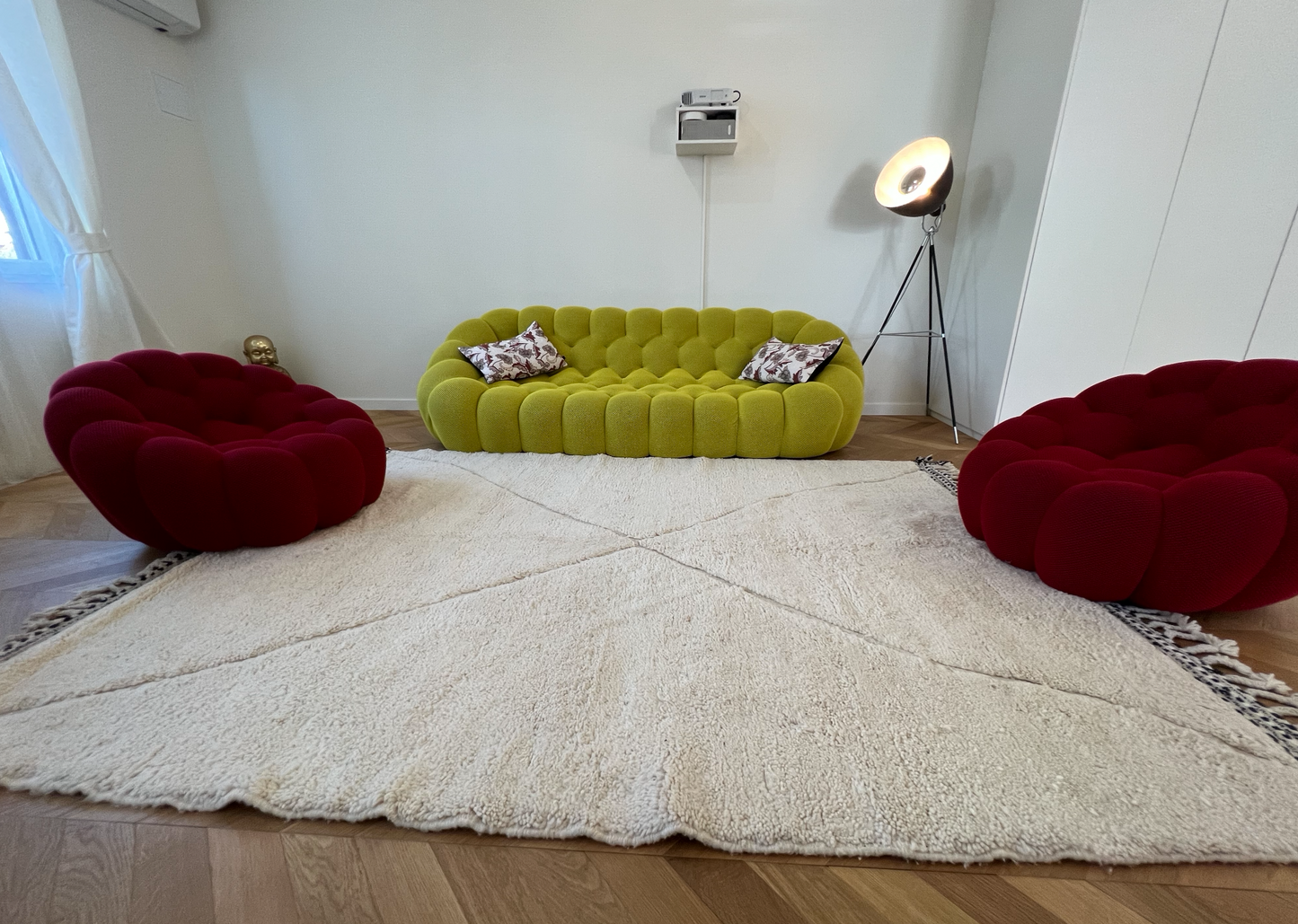 Grand Tapis Beni Ouarain Creme
