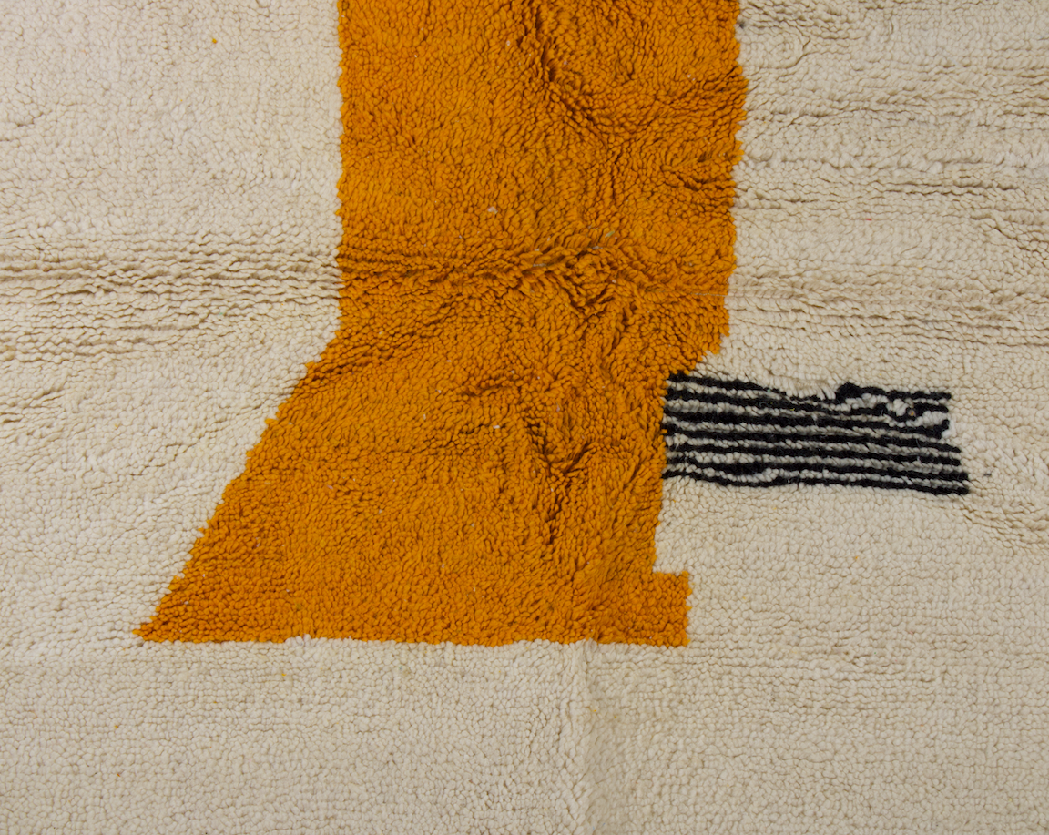 Tapis Beni Ouarain berbère authentique – Design moderne en laine naturelle